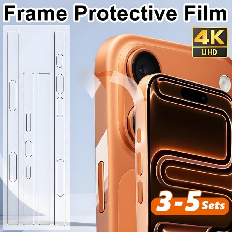 Kit 3/Kit 5 Película Lateral Hidrogel HD Para iPhone 17 16 15 14 13 12 Pro Max
