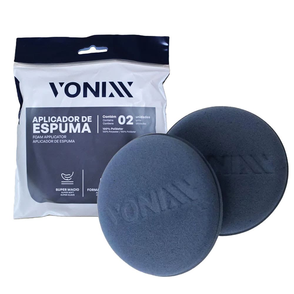 Aplicador de Espuma Pacote C/2 Unidades Azul Vonixx