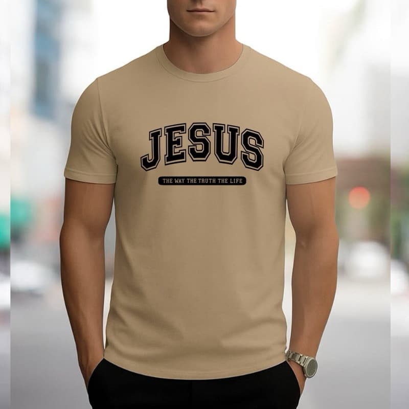 Camiseta Básica Jesus Cristã Católica Religião