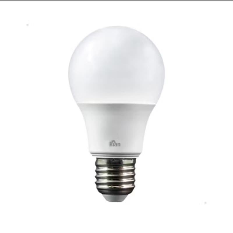 02 lampadas led 9w bivolt 110v 220v bulbo 50/60hz branca fria 6500k kian e-27 e27 bocal