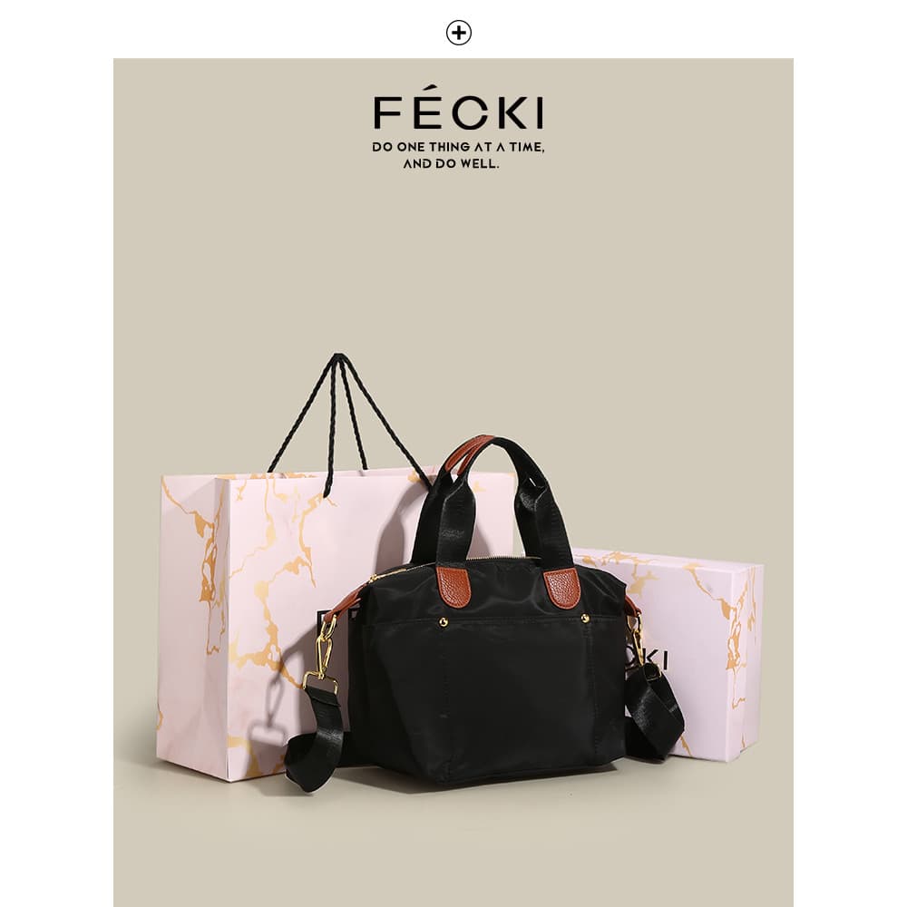 FECKI Presente de aniversário para namorada Casual All-Match Commuter bolsa 2025 novo estilo sacola de alta qualidade