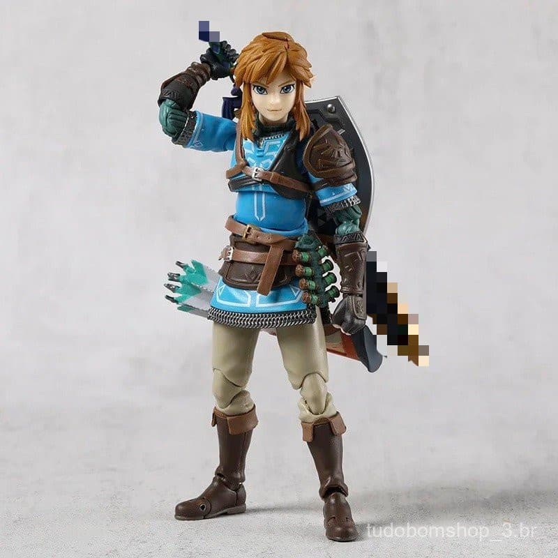Link Tears Of The Kingdom Ver Figura de Ação Corpo Articulado Brinquedo Criativo