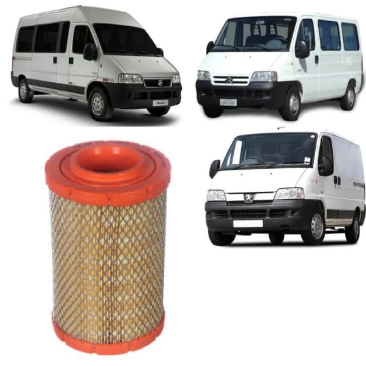 Filtro Ar Ducato Boxer Jumper 2.5 2.8 2.3 Multjet todas
