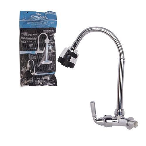 Torneira Gourmet Flexivel Parede Ducha Inox Alta Durabilidade Facil Instalacao Design Moderno