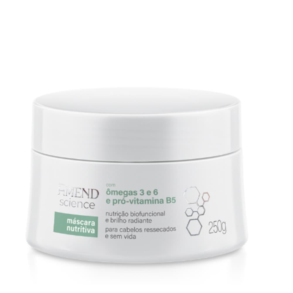 AMEND SCIENCE MÁSCARA NUTRITIVA COM OMEGAS 3 E 6  250grs
