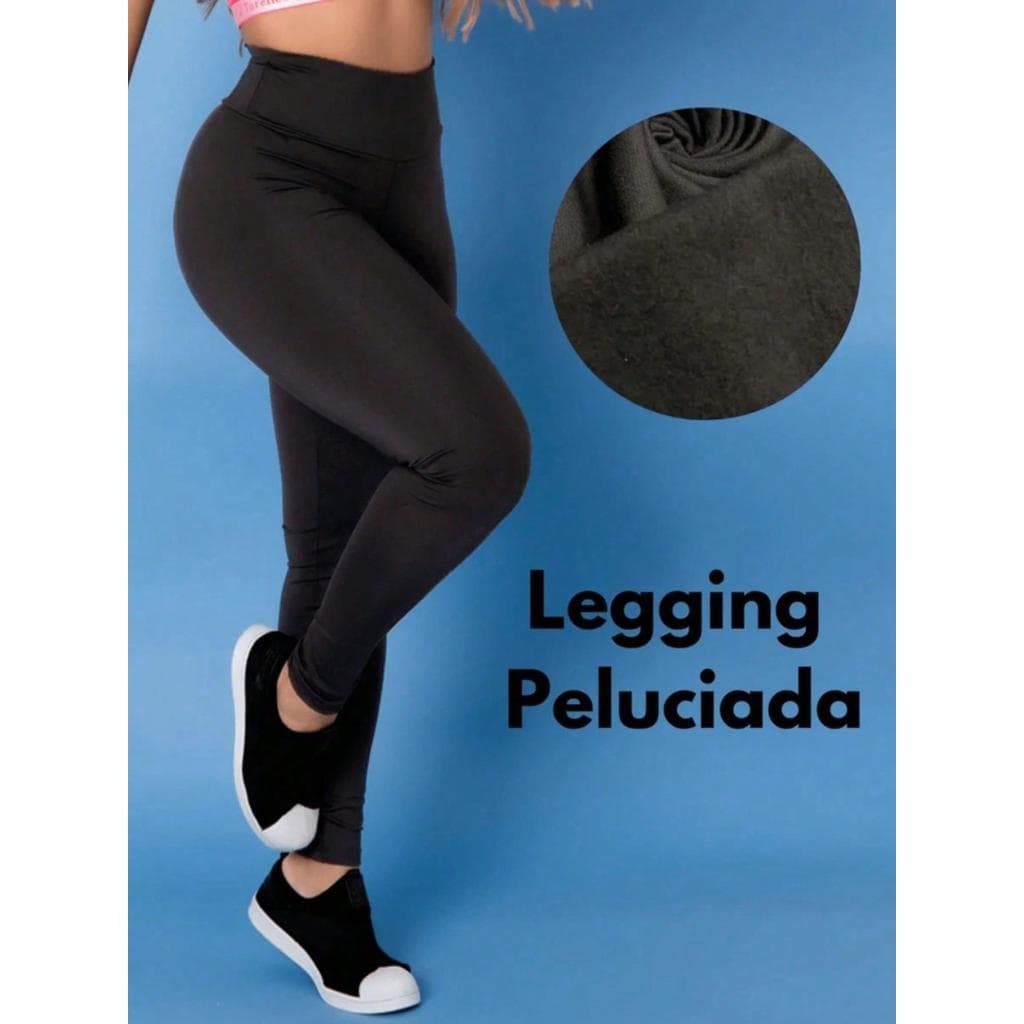 legging feminina peluciada flanelada felpuda quentinha forrada legging modeladora cós alto academia dia a dia