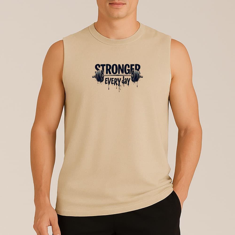Regata Masculina Estampada Stronger Every Day 419 Malhação