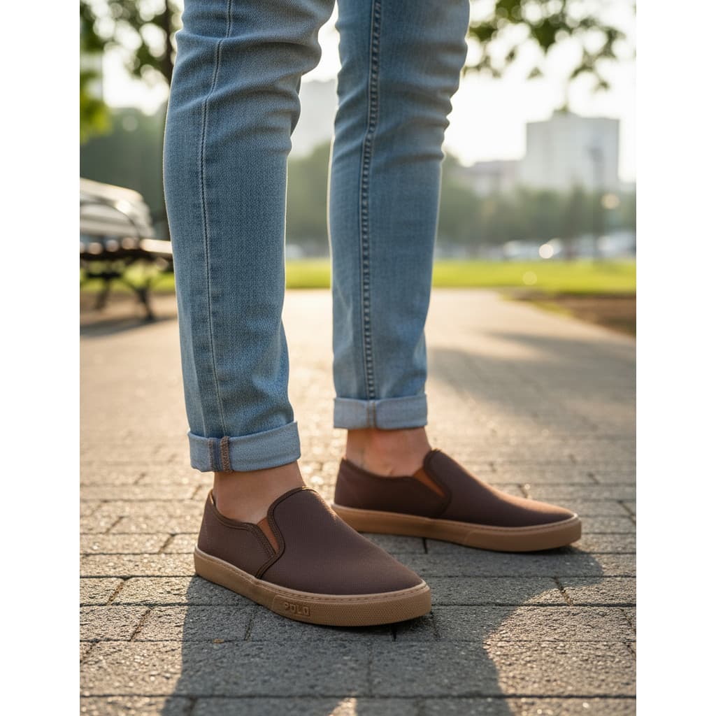 Sapatênis Masculino Casual Polo Conforto Leve Calce Facil