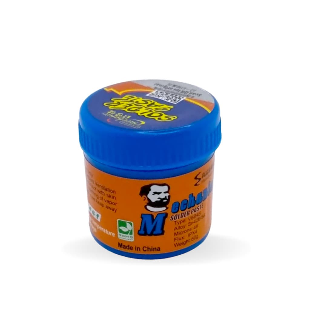 Solda em Pasta Estanho Mechanic 60g Pasta de Solda 138 graus baixa temperatura