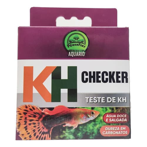 Teste Power Fert Dureza De Carbonatos Kh Checker 100 Testes