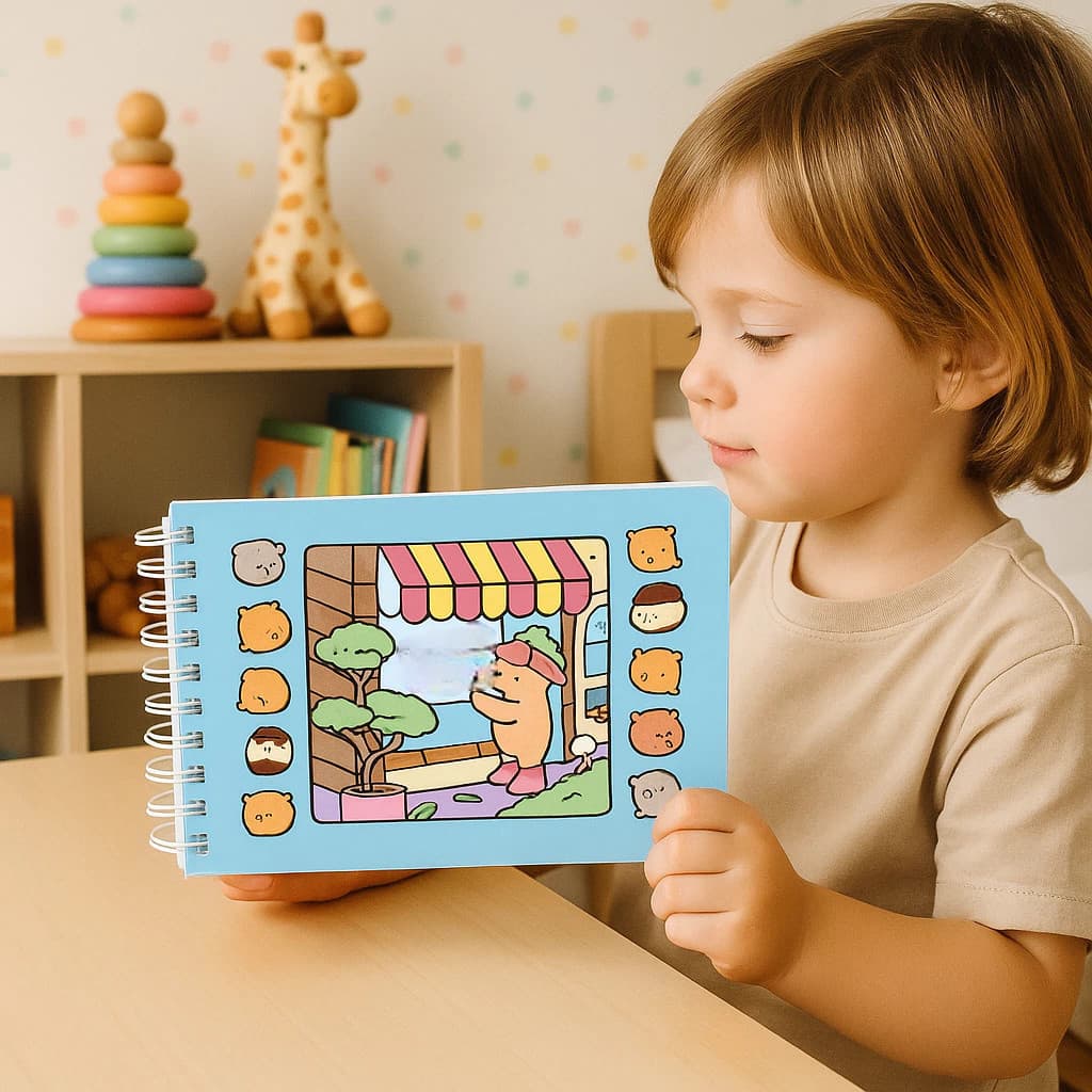 Livro para Colorir 50 Folhas Desenhos Pinturas Atividades relaxantes Brincadeiras Crianças