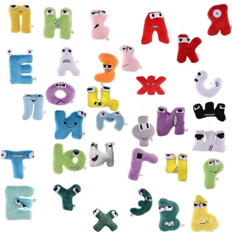 Alfabeto Lore Russian Letter Plush Cushion Perfeito Para Crianças Para Aprender E Brincar Com