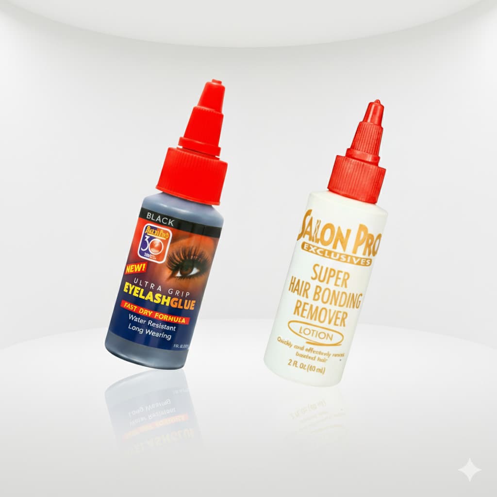 Kit Cola 30 Sec. ULTRA GRIP Para Extensão de Cílios 30ml + Loção Removedor de Cola