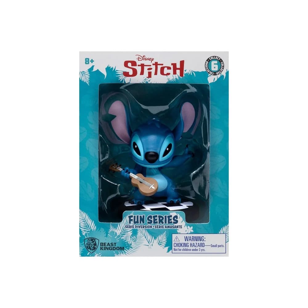 Boneco Stitch Guitarrista Fun Series Yume Sunny 4390 Disney