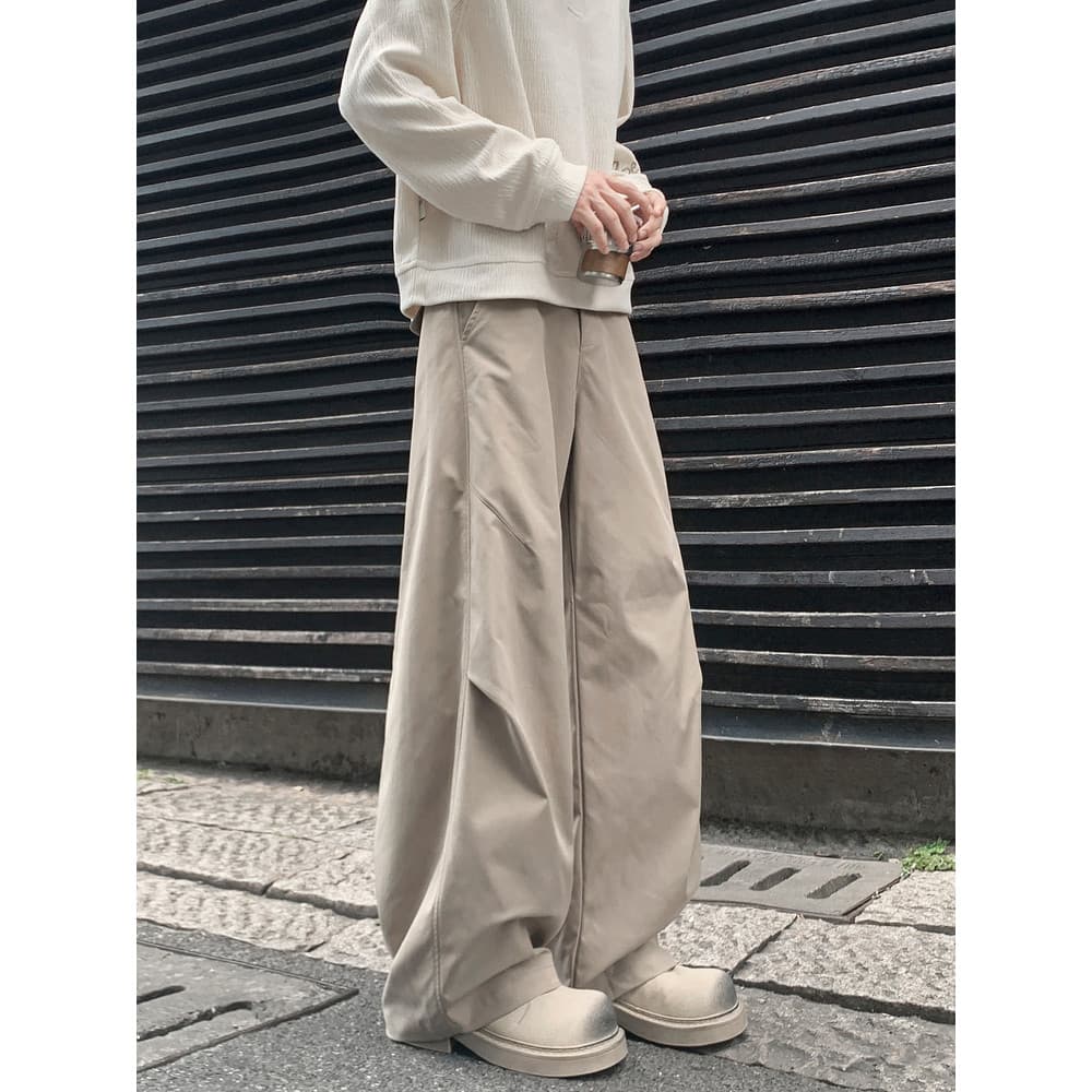 Americano High street calças de perna larga masculina primavera outono street Wear solto cleanfit calças casuais meninos