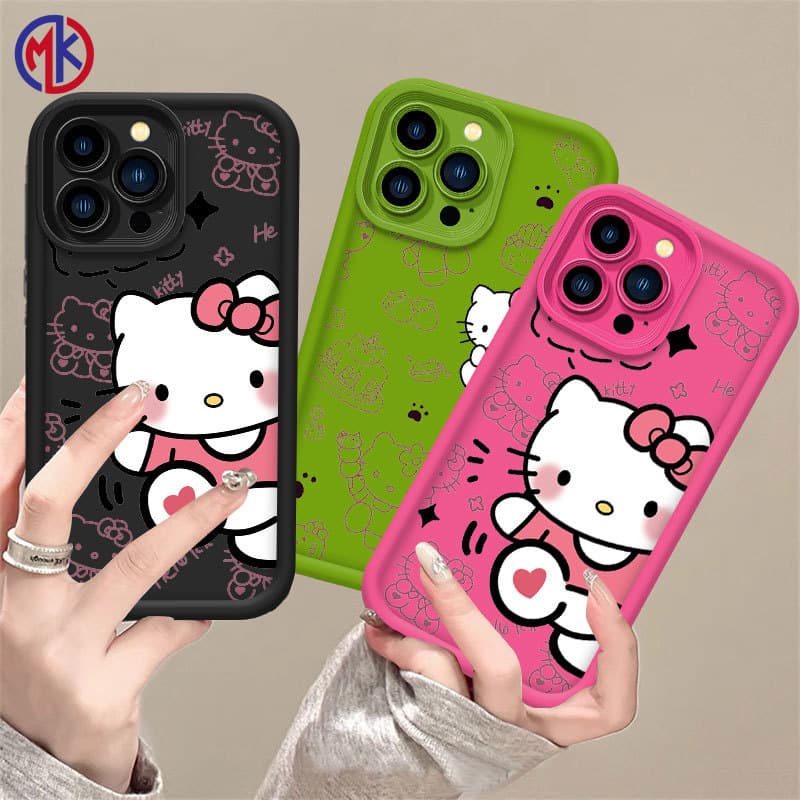 Capa Para Samsung A17 A07 A56 A36 A55 A54 A16 A15 A14 A05S A51 A52 A34 A35 A32 A13 SoftCase Olá Kitty MKcase
