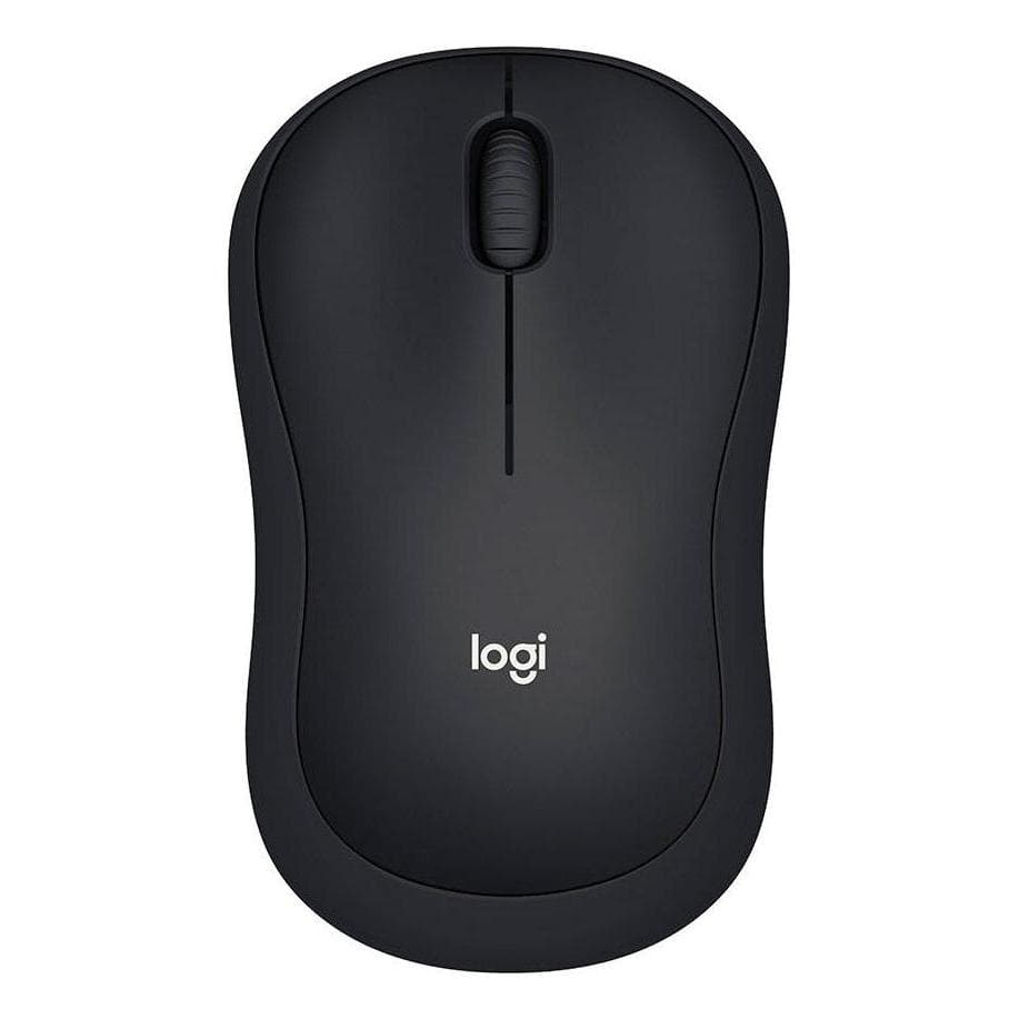 Mouse Sem Fio Logitech M220 Silent Preto, 1000dpi, Silencioso, 3 Botões, Leve, Ergonômico 910-007482