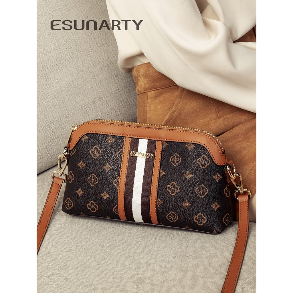 Bolsa de flores antigas estilo feminino 2025 novo estilo elegante All-Match bolsa mensageiro High-End bolsa de ombro axi
