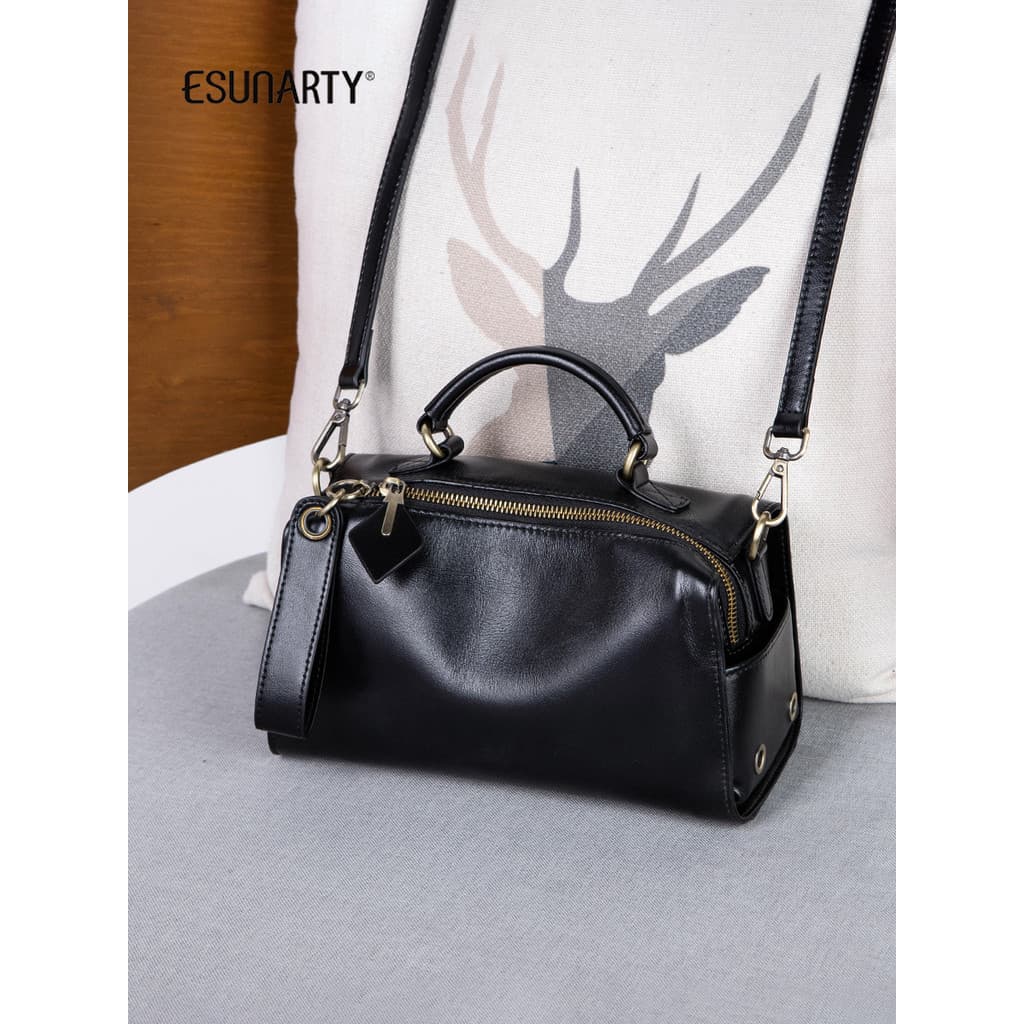 Senhoras sacos 2025 novo estilo bolsas de couro genuíno High-End Commuter feminino de um ombro saco do mensageiro outono