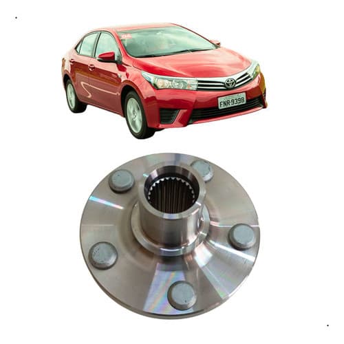 Cubo De Roda Dianteiro Toyota Corolla 2009 À 2019 Original