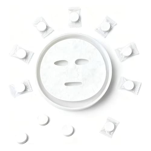 Kit Cuidados Faciais Máscara Comprimida Descartável 100 Unid