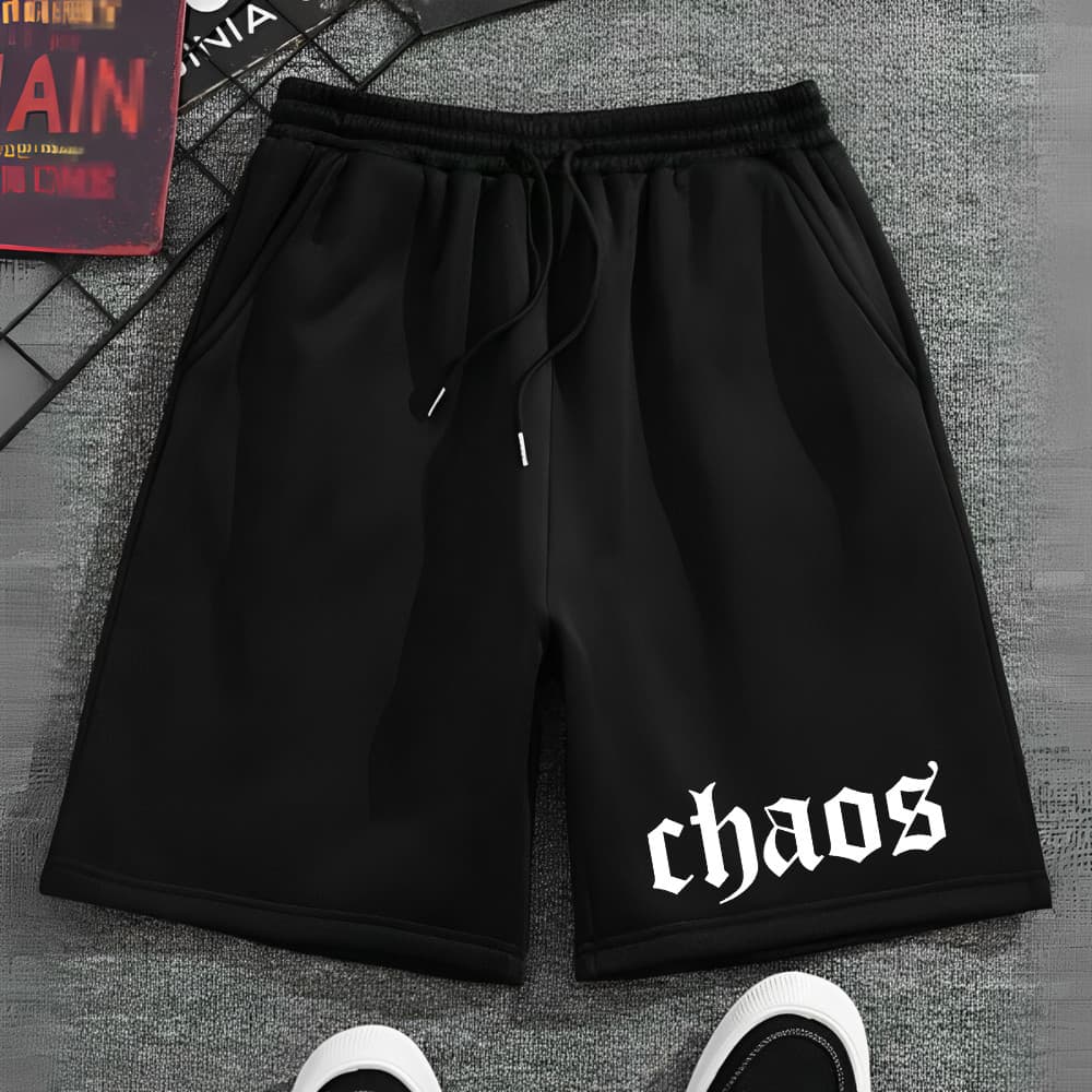 Short Masculino Moletinho Chaos Modinha Estilo Urbano Skate