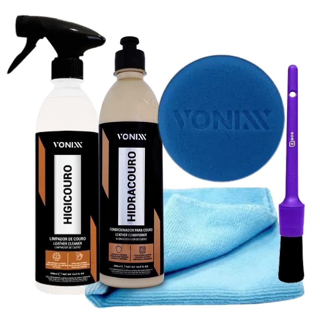 Kit Higicouro + Hidracouro + Pano + Aplicador Vonixx +Pincel