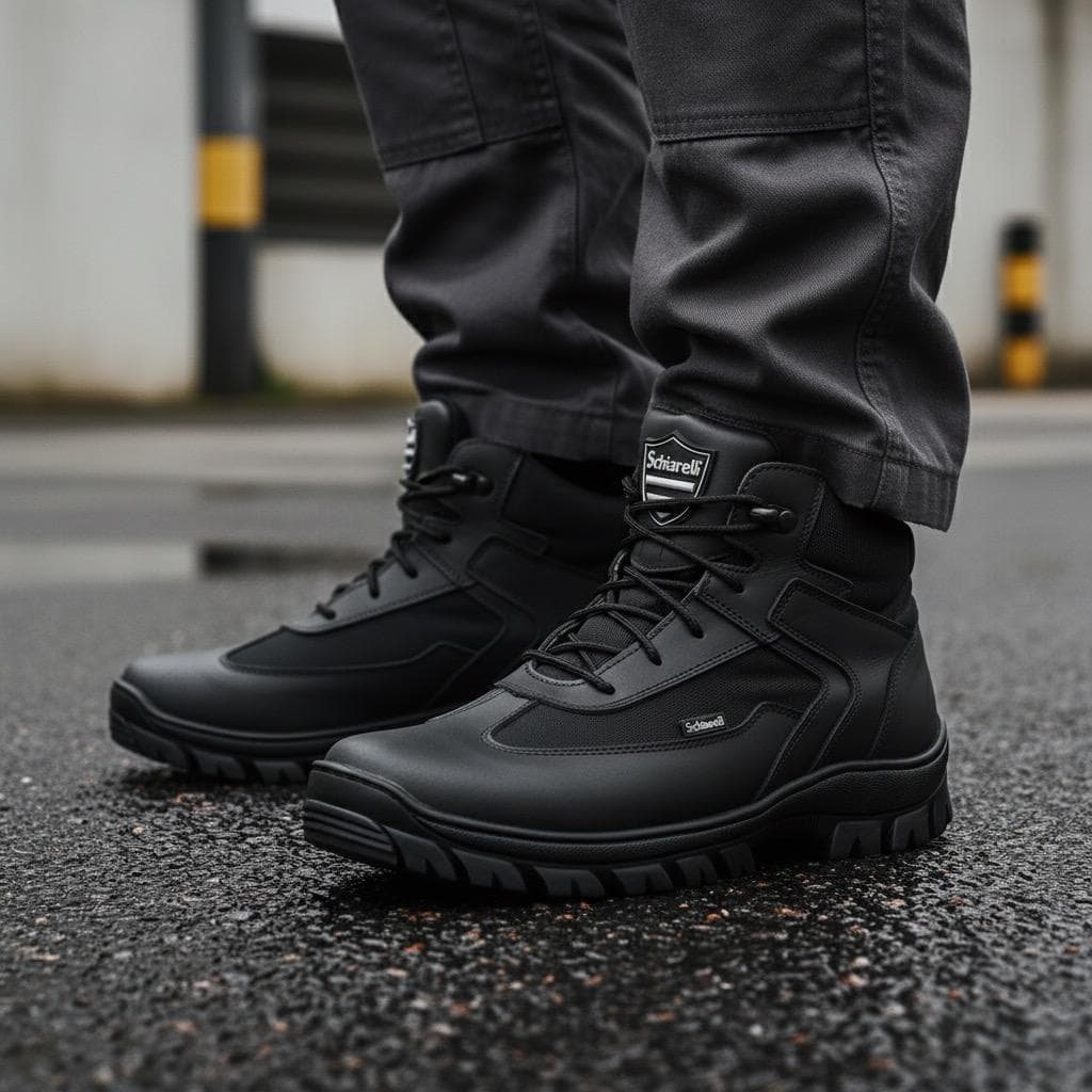 Bota Coturno Botinha Masculino Couro Premium Resistente Segurança Motociclista Estilosa Promoção