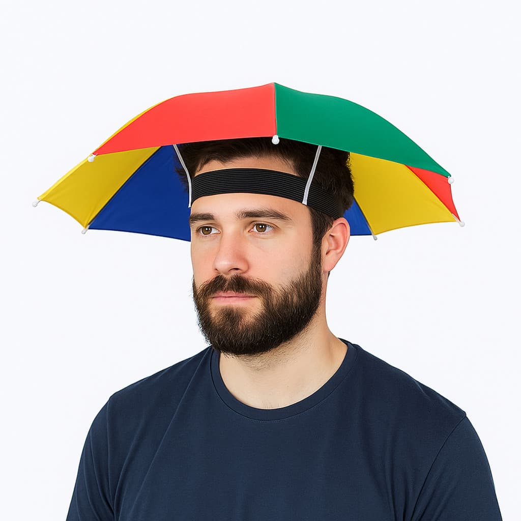 Guarda Chuva Cuca Fresca Cabeça Colorida Para Carnaval