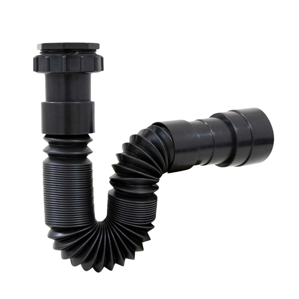 Sifão Universal Pia Cozinha Lavatório Tanque 70 Cm Preto
