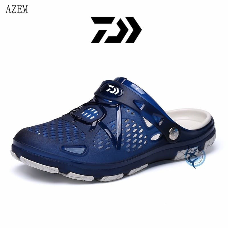 Novas Sandálias de Pesca Masculinas para Exterior, Sapatos Rasgados de Alta Qualidade, Sapatos de Borracha Eva, Fundo Ma