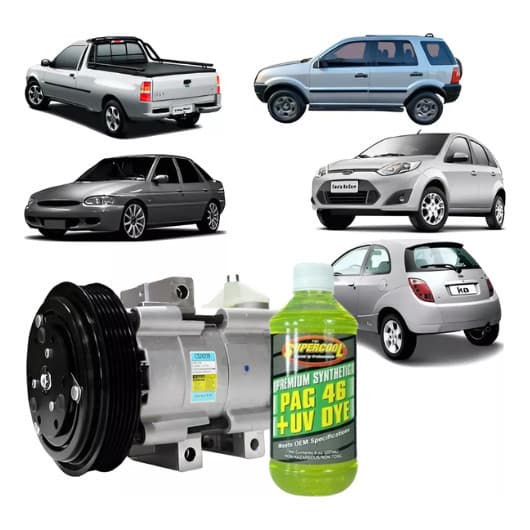 Compressor Ar Ecosport / Fiesta /courier Delphi + Óleo NF