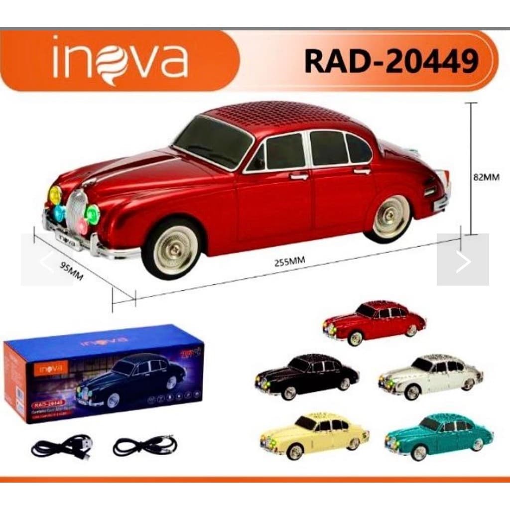 CAIXA DE SOM (10W)MODELO CARRO (JAGUAR MAKE II)RAD-20449
