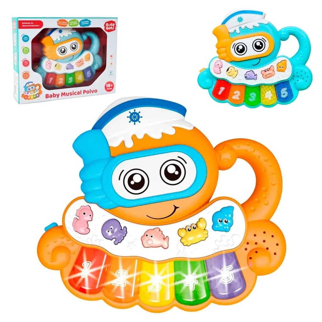 Brinquedo Teclado Baby Musical Polvo