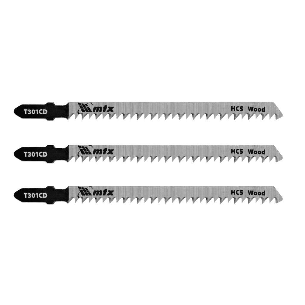 LAMINA PARA SERRA TICO-TICO, ACO CARBONO, ENCAIXE BOSCH, T301CD, 90 X 3MM, 3PCS // MTX