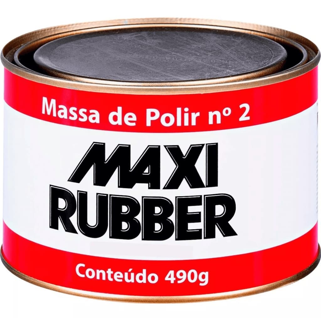 Massa De Polir N2 490gr Maxi Rubber - 50716