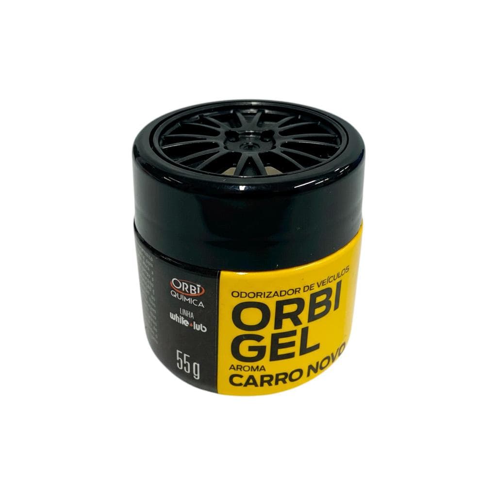 Odorizante Gel Orbigel 55g Aroma Carro Novo Automotivo