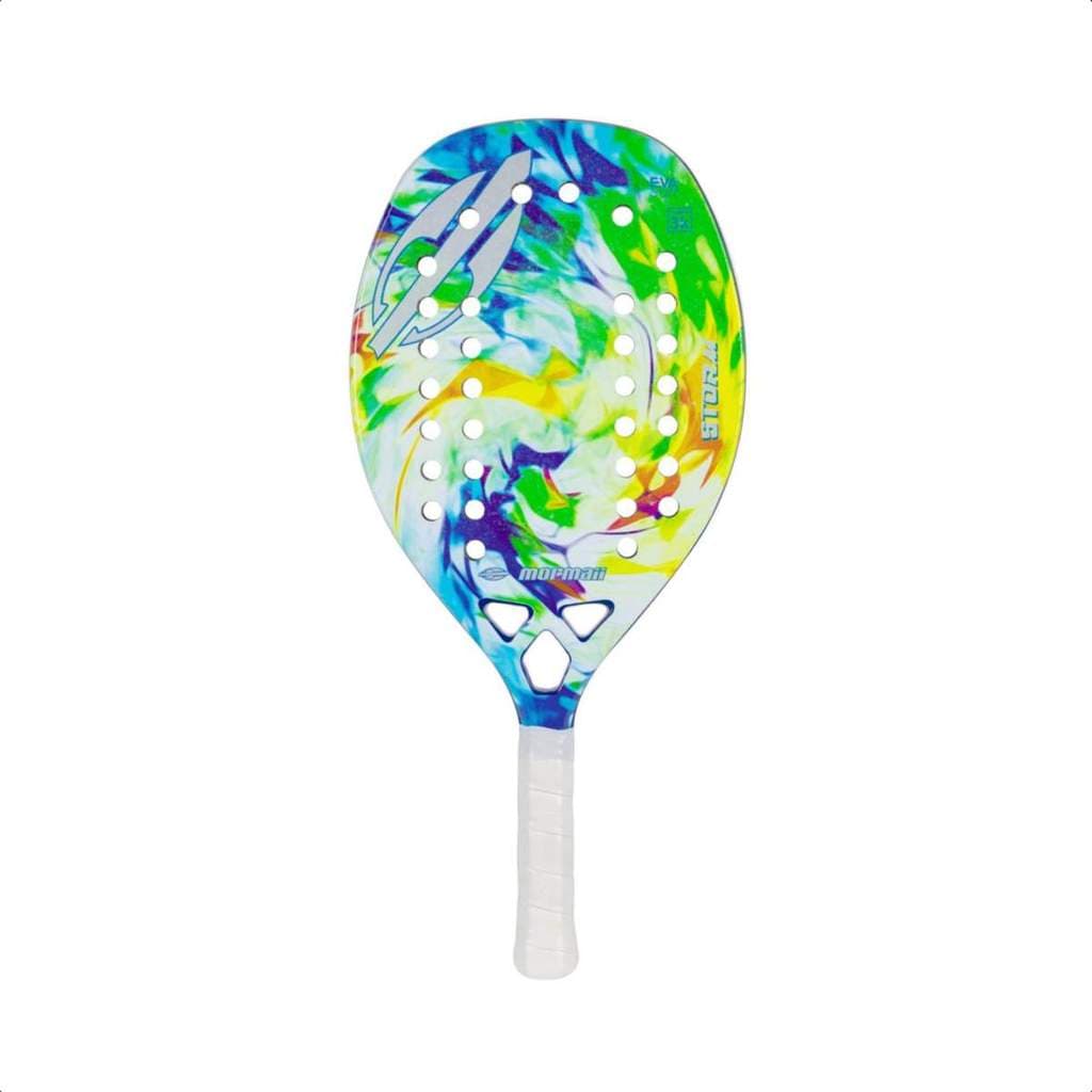 Raquete Mormaii Beach Tennis STORM Face Carbono 3K Tie Dye