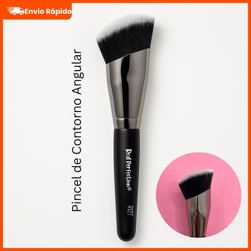 Pincel de Contorno Profissional Real Perfection Maquiagem Beleza Pincéis de Maquiagem