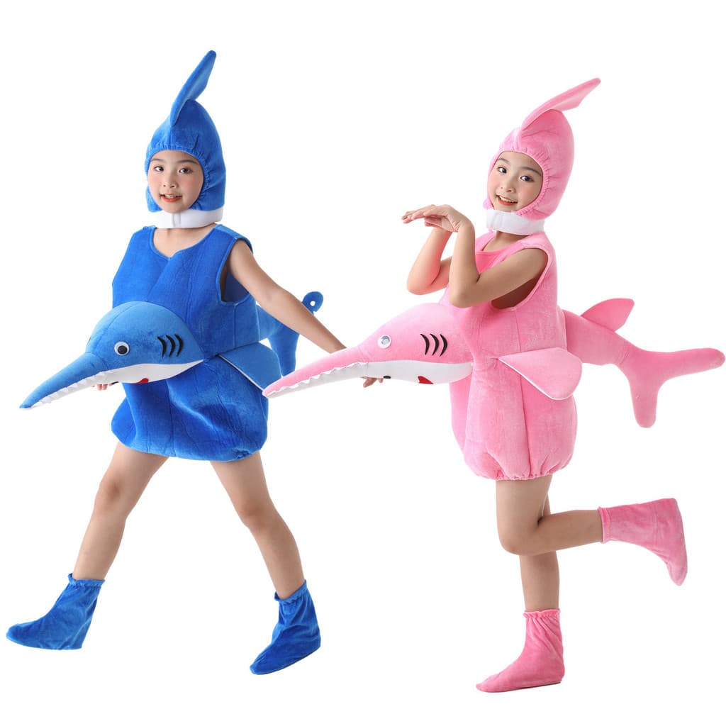 [Estoque pronto, envio rápido] Fantasia infantil Procurando Nemo, peixe feio, polvo, cavalo, estrela, fantasia de Perfor