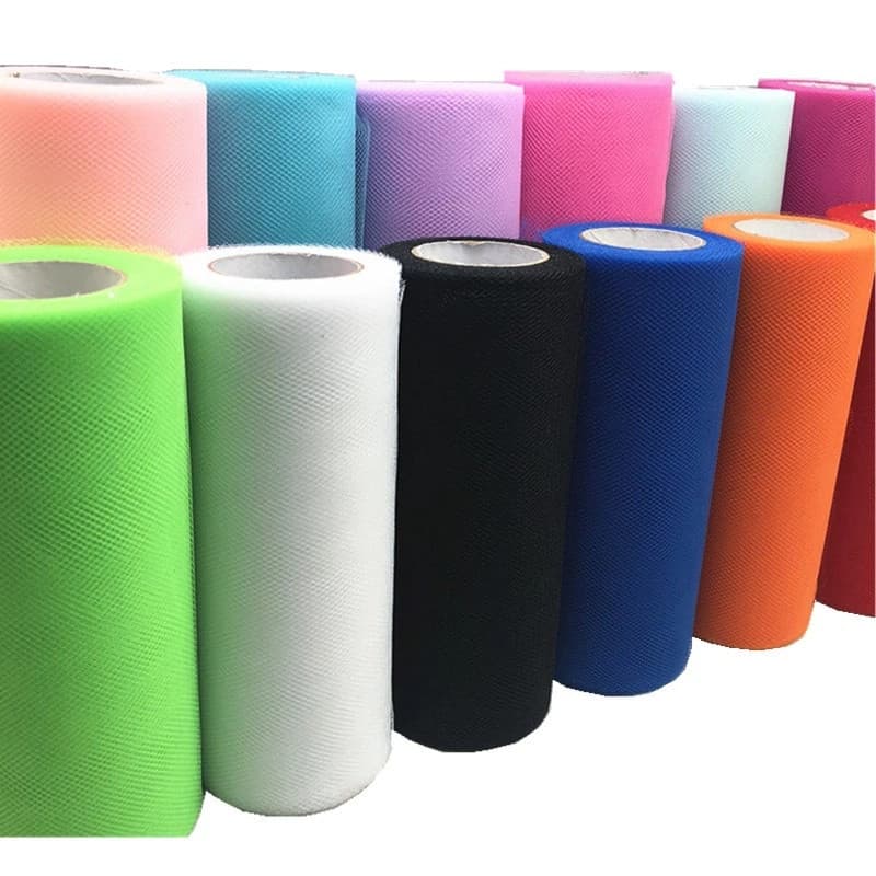 Saia de tule longa de 25 m adequada para decoração romântica de aniversário de casamento e --- *------&*&-&