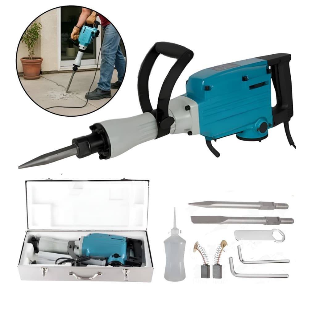Martelete Perfurador Rompedor Demolidor 1800w 15kg Eletrico Promoção