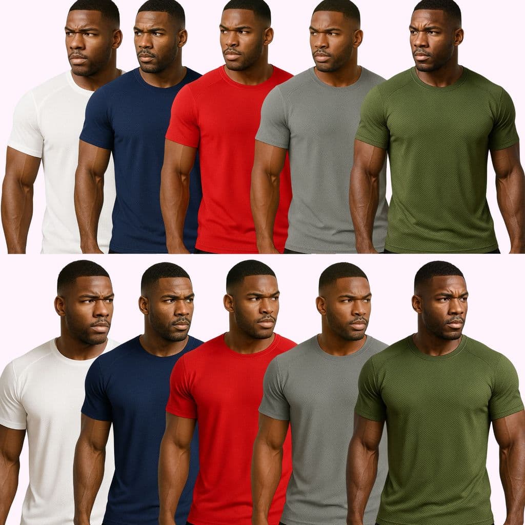 10 Camisas Masculina Tecido Colmeia Esportiva DryFit academia treino