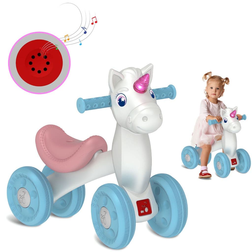 Bicicleta De Equilíbrio Infantil Balance Baby Bike Unicórnio Brinquedos Bandeirante