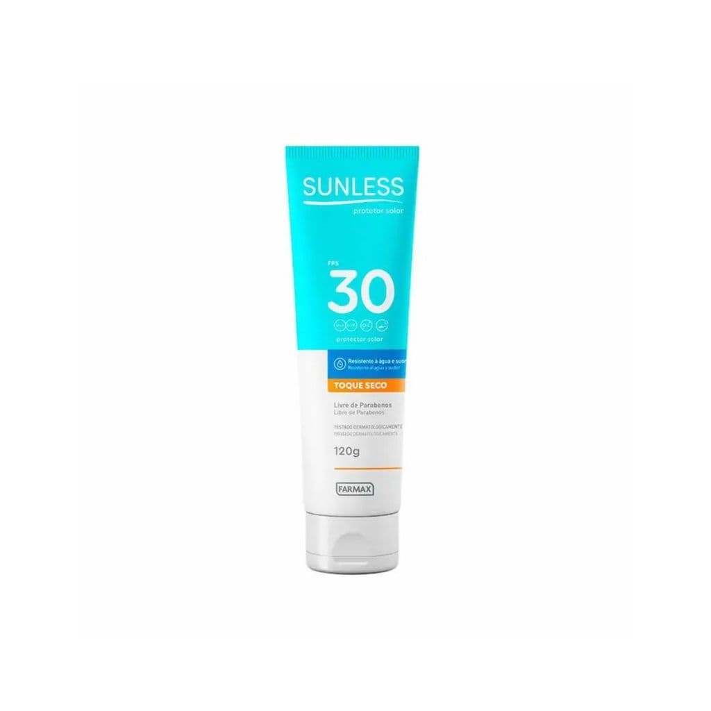 Protetor Solar Sunless FPS 30 Toque Seco Resistente à Água