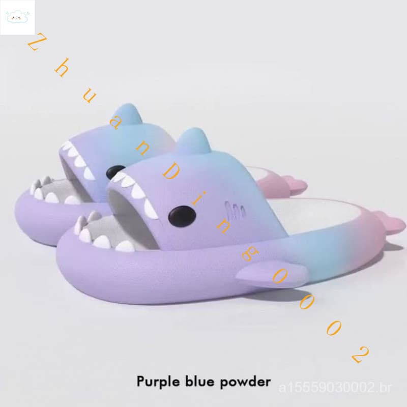 Chinelos De Tubarão Para Casal Adulto/Verão/Amantes EVA Com Design Fofo Home