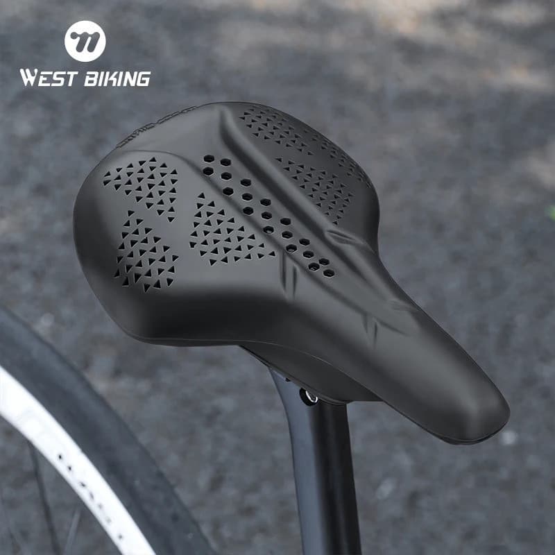 Capa de Selim WEST BIKING em Silicone Completo, Respirável, com Amortecimento de Choque, Almofada de Assento Macia, Anti