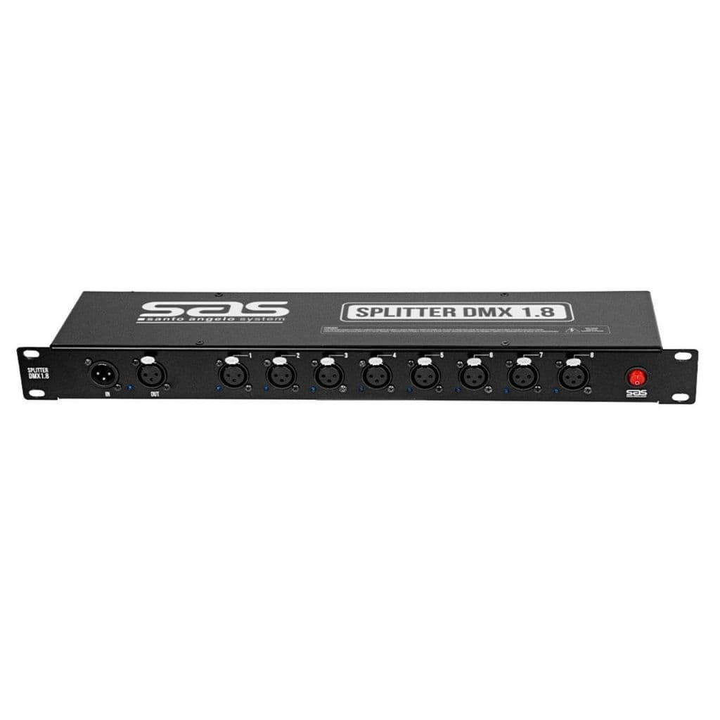 Splitter DMX Isolador Santo Angelo SAS DMX Rack 1.8