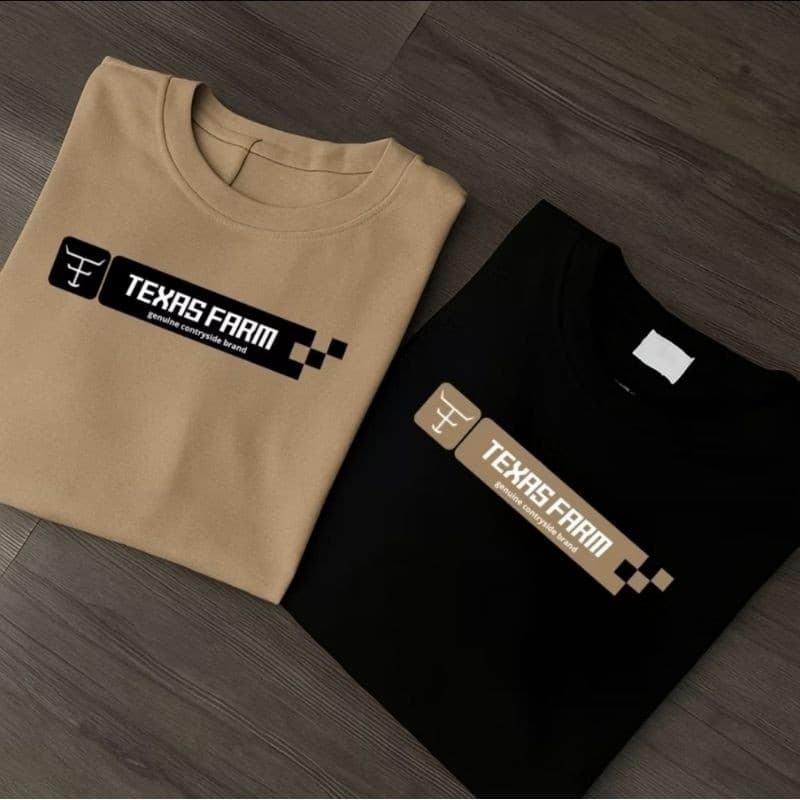 Kit 2 Camiseta Texana Rodeio Texas T-shirt Masculina Casual 100% Algodão Lançamento (chifre+Texas)