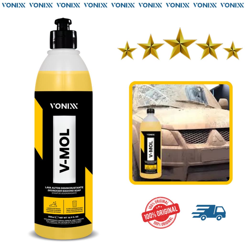V-MOL 500ml - VONIXX - LAVA AUTOS DESINCRUSTANTE